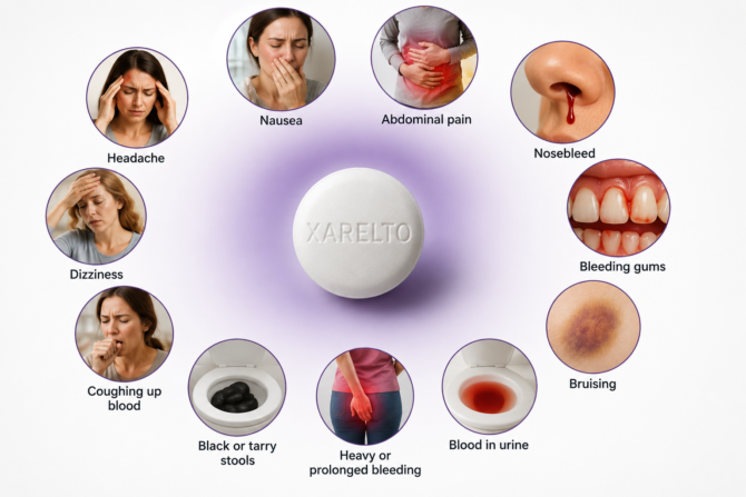 drug xarelto side effects