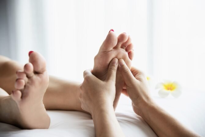 foot reflexology chart