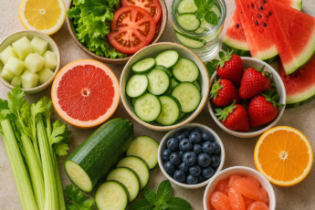 water rich foods for glowing skin