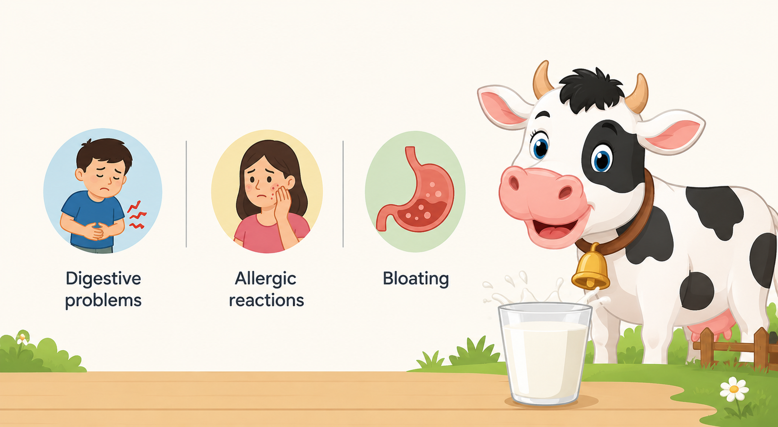 Side effects of drinking milk
