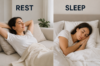 difference between rest and sleep