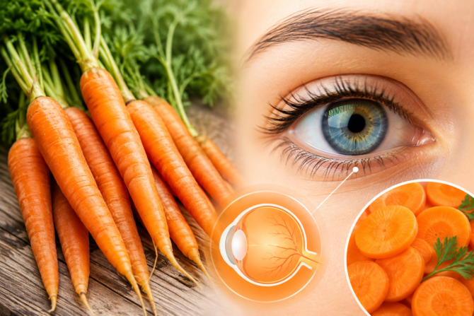 does carrots improve eyesight