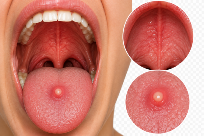 roof of mouth pain