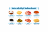 naturally high sodium foods