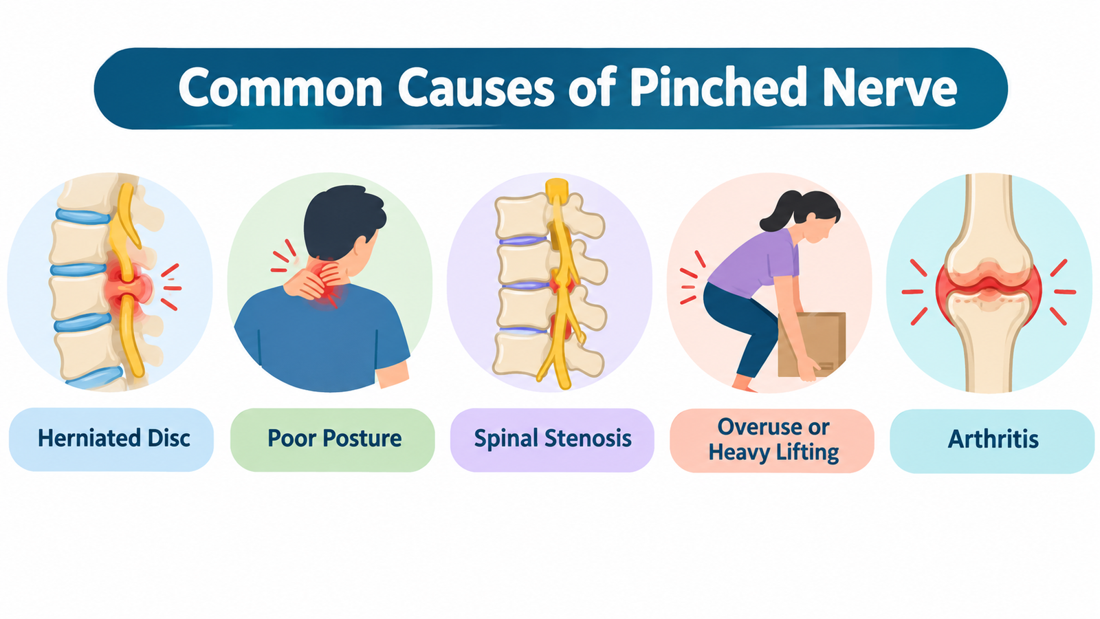 pinched nerve in the neck symptoms