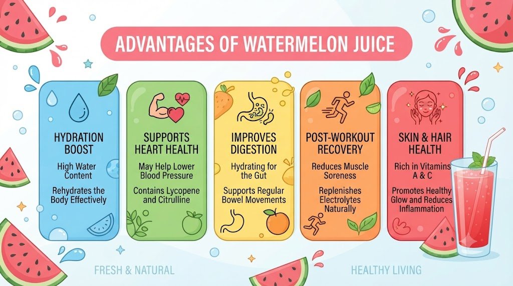 Advantages of Watermelon Juice