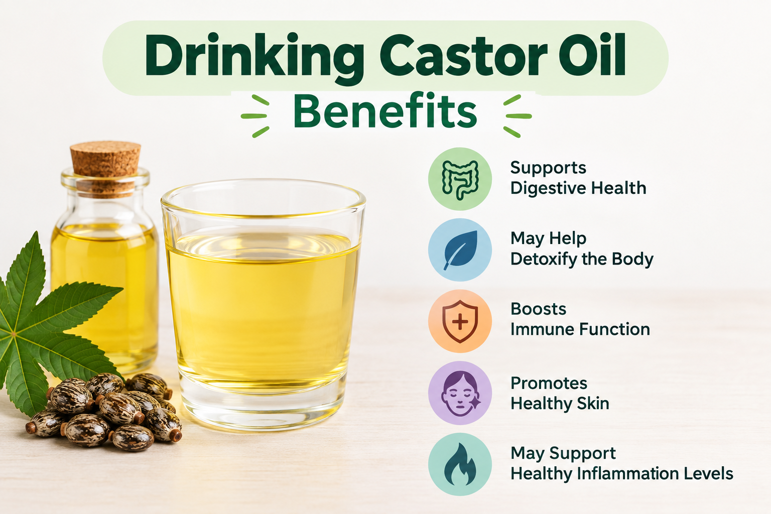 Drinking Castor Oil Benefits