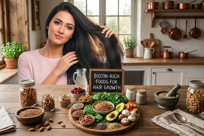 7 Biotin Rich Foods for Hair Growth