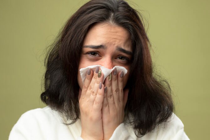 Stuffy nose and sneezing