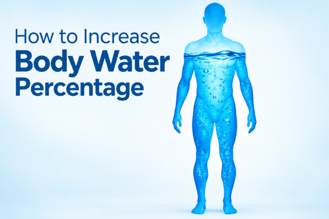 how to increase body water percentage