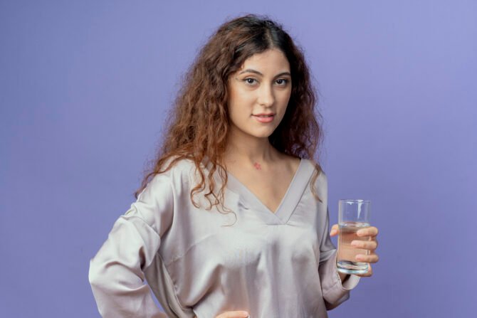 not drinking enough water